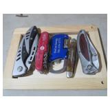 COLLECTION OF NICE POCKET KNIVES