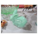 JADITE BUNNY ON NEST