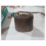 HEAVY ANTIQUE FORGED COWBELL