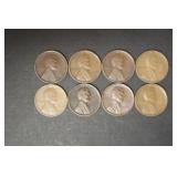 (8) 1919 LINCOLN WHEAT CENTS MIXED MM