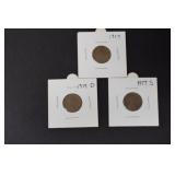 1917 P,D,S LINCOLN WHEAT CENTS