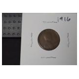 1916 LINCOLN WHEAT CENT