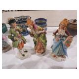 (3) HANDPAINTED JAPAN FIGURES