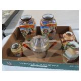 COLLECTION OF ORIENTAL STYLE CREAMER, AND MISC