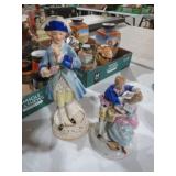 (2) VINTAGE CERAMIC FIGURALS