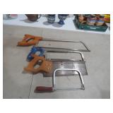 4 HAND SAWS