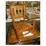 VTG CHILDS WOOD ROCKER