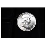 1951 FBL FRANKLIN HALF DOLLAR 90%