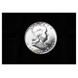 1955 FBL FRANKLIN HALF DOLLAR 90%