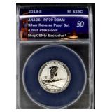 2018 S 1ST STRIKE BLOCK ISLAND QUARTER 90% RP70