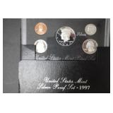 1997 US MINT SILVER PROOF SET 90%