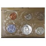 1957 US MINT SILVER PROOF SET 90%