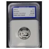 2006 S NEVADA STATE QUARTER 90% PR70DCAM