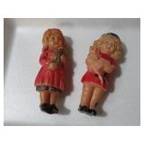 (2) VINTAGE CELLULOID DOLLS