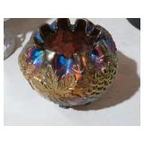 CARNIVAL GLASS ROSE BOWL