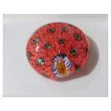 MILEFIORI GLASS PEACOCK