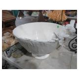 CERAMIC ITALIAN POTTERY BIRD BOWL