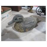 CARVED WOOD DUCK DECOY