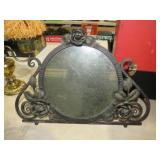 ORNATE METAL DRESSER MIRROR