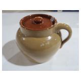 ROSEVILLE STONEWARE POT BELLY CROCK
