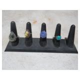 (4) 925 LADIES RINGS VARIOUS SIZES