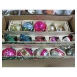 COLLECTON OF VINTAGE SHINY BRIGHT ORNAMENTS