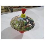 VINTAGE TIN LITHOGRAPH SPINING TOP