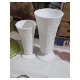 MILK GLASS VASES