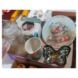 COLL. RAILROAD COASTER ,PLANTERS JAR ,TRINKET DISH