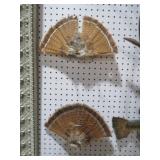 PAIR GROUSE RUFFLED NECK FEATHERS