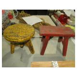 (2) WOOD TABLE TOP RISERS