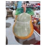 PEAR COOKIE JAR