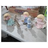 COLL. VTG CERAMIC ANGELS & FIGURINES