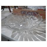 VTG FOOTED  GLASS BOWL