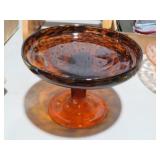 ART GLASS CAKE STAND