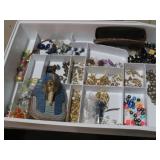COLLECTION OF BEADS, JEWELS, AND PHAROH GLASS