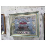 FRAMED NOAHS ARK PRINT
