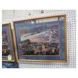 FRAMED NEYLAND STADIUM PRINT- KNOXVILLE , TN