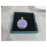 STERLING .925 PURPLE PENDANT 1.25G