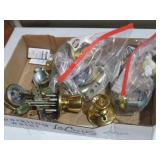 ALL BRASS EXTERIOR DOOR NOB SES WITH DEADBOLT