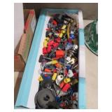 COLLECTION OF ELECTRIC FITTINGS AND CAPS