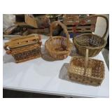 COLLECTION OF WICKER BASKETS