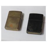 (2) VINTAGE ZIPPO LIGHTERS