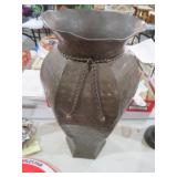 16IN VINTAGE BRASS VASE