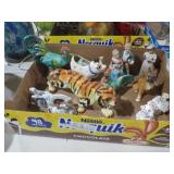 VINTAGE ANIMAL AND OTHER CERAMIC FIGURINES