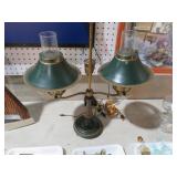 VINTAGE BRASS STUDENT LAMP