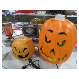 (2) VTG PLASTIC BLOWMOLD LANTERNS