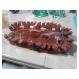 VTG JAPANEESE WOOD CARVING PIECE