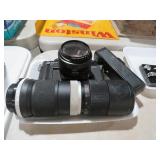 MINOLTA CAMERA WITH LENS