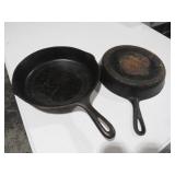 (2) 10IN CAST IRON SKILLETS
